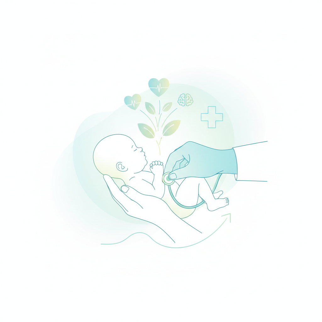 Ilustração do artigo: Consulta Pré-Natal Pediátrica: Por Que Levar Seu Bebê ao Pediatra A...